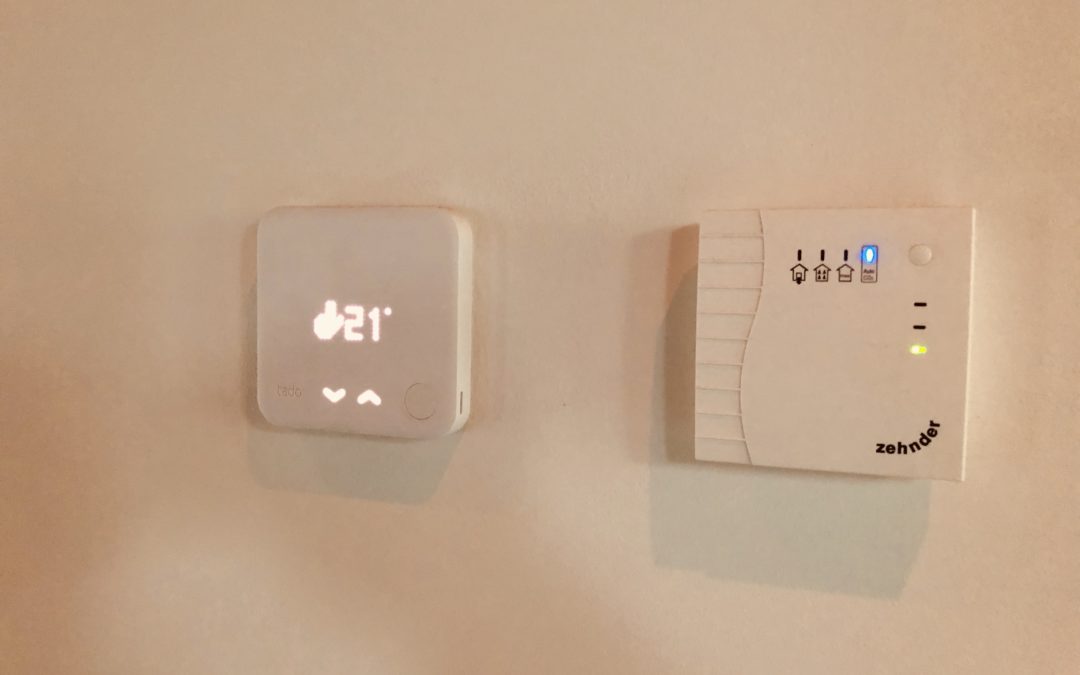 tado installatie met twee zones